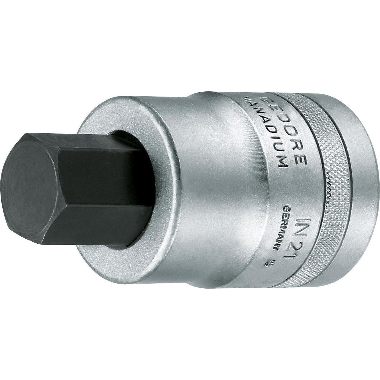 Thumbnail - Gedore, Steckschlüssel + Stecknuss, IN 21 22 Schraubendrehereinsatz 1" Innen-6-kant 22 mm (22 mm)