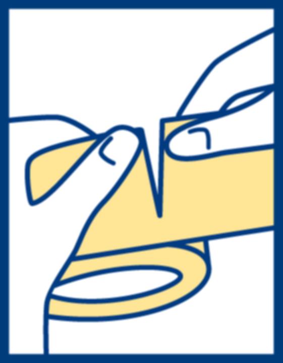 Actual product image tesa Concrete tape yellow 50m:48mm (48 mm)