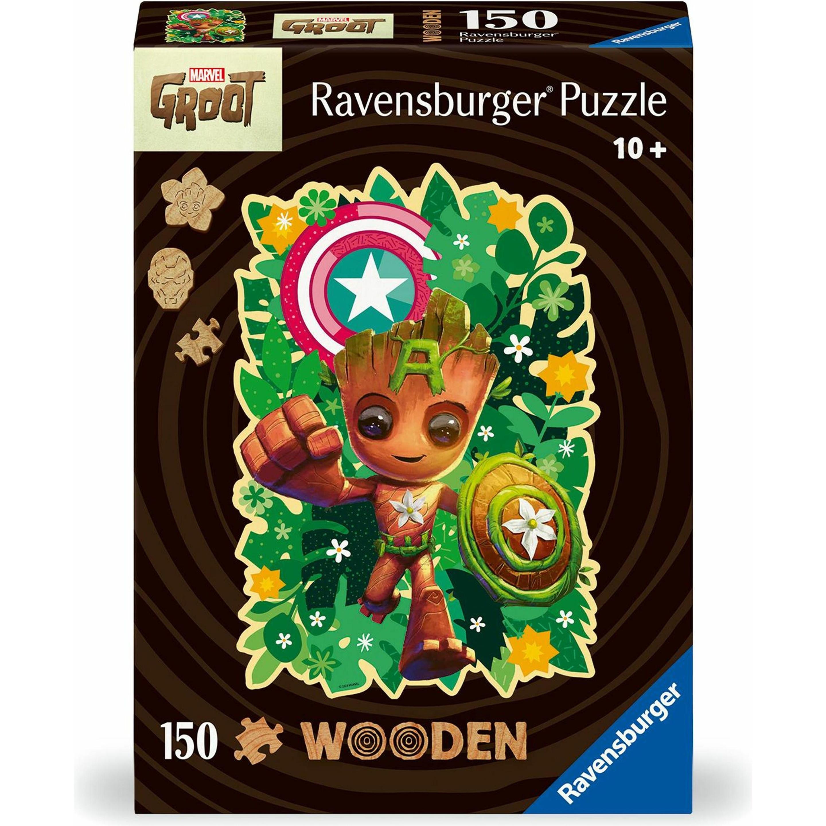 Ravensburger WOODEN Puzzle 12001459 - Groot - Puzzle in legno da 150 pezzi con contorno e robustezza (150 pezzi)