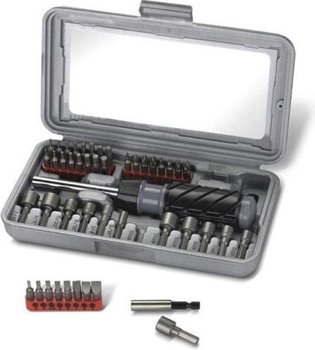 Produktbild Bosch Zubehör Titan-Schraubendreher-Set 46 Stück(e) (Innensechsrund TX M10, Innensechsrund TX M15, Innensechsrund TX M20, Innensechsrund TX M30, Kreuz Phillips PH M1, Kreuz Phillips PH M2, Innensechsrund TX M27, Innensechsrund TX M40, Kreuz Phillips PH M0, Kreuz Pozidriv PZ M1, Kreuz Pozidriv PZ M3, Kreuz Pozidriv PZ M0, Sechskant (hexagonal) M2)