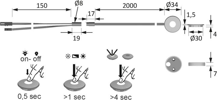 Immagine prodotto Halemeier LED Touch Dimmer 12 V