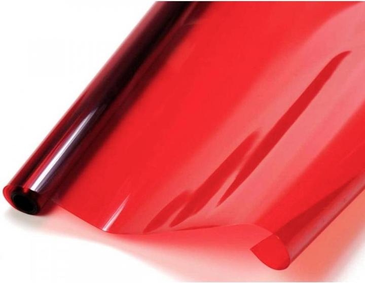 Actual product image Pichler 19061 Bügelfolie L x B 2 m 0.6 Transparent-Rot
