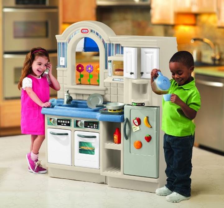 Image du produit Little Tikes Cuisine de jeu et barbecue Deluxe 2 en 1