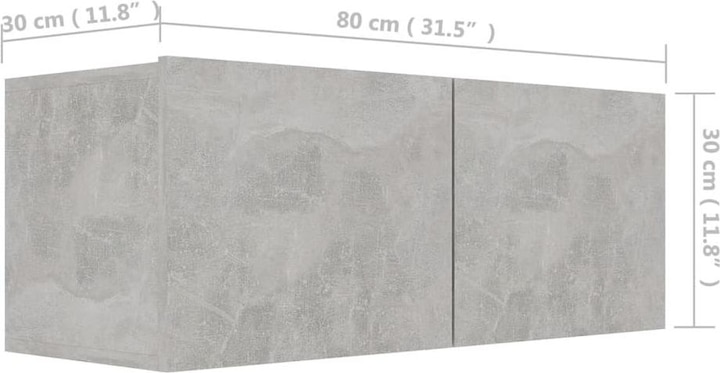 Immagine prodotto VidaXL Jericho (80 x 30 x 30 cm)