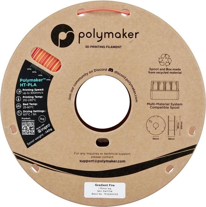 Produktbild Polymaker HT-PLA Gradient (PLA, 1.75 mm, 1000 g)