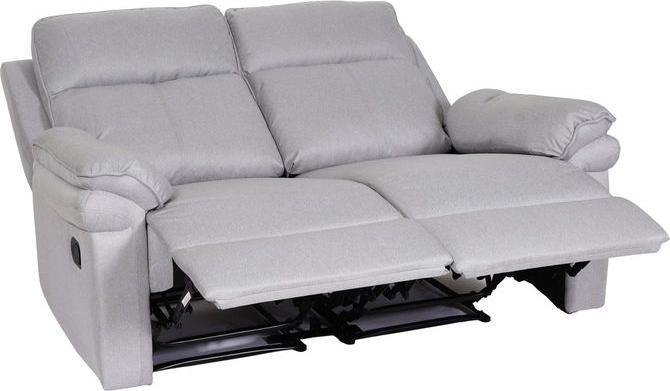 Immagine prodotto Mendler Poltrona cinema 2 posti HWC-L94, funzione reclinabile Nosag suspension tessuto/tessuto - grigio