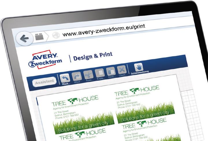 Produktbild Avery Hochwertige Visitenkarten (200 g/m², 10 x, A4)