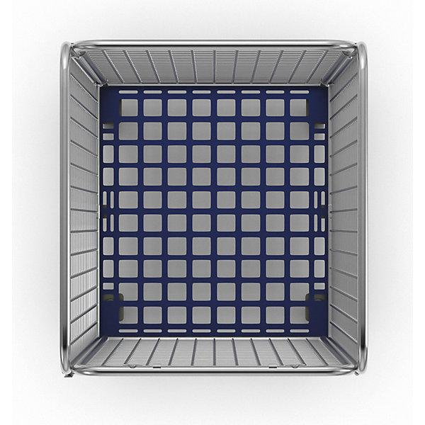 Image du produit kaiserkraft Conteneur en treillis métallique avec plaque roulante en plastique (500 kg)