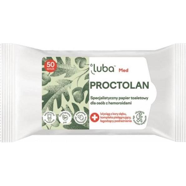 Luba, Carta igienica, Med Protectolan Carta igienica specializzata per persone con emorroidi 50 pezzi (50 pz.)