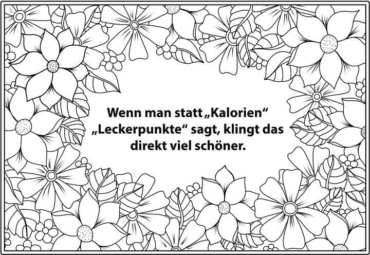 Produktbild Malbuch für Erwachsene: Mal dich schlank!