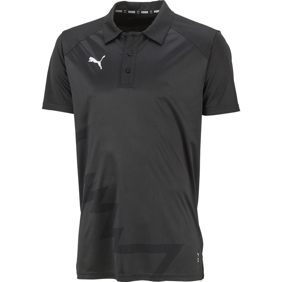 Puma, Herren, Sportshirt, Hoops Team Polo (M), Schwarz, M