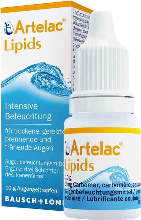 Actual product image Bausch + Lomb Lipids MDO Gtt Opht (10 ml, Artelac Lipids MDO Gtt Opht)