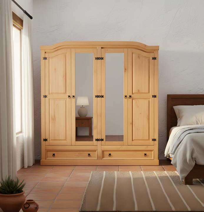 Produktbild Ebuy24 Kleiderschrank New Mexico (194 x 57 x 193 cm)