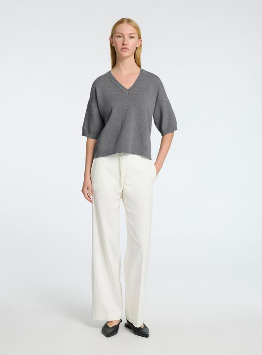 Actual product image Selected Femme Viscose mix knitted top (M)
