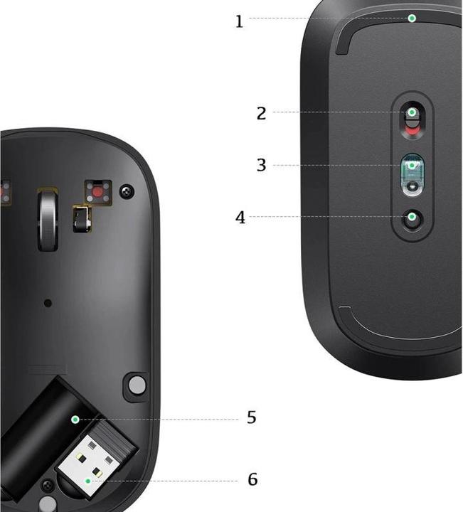 Produktbild Ugreen Wireless mouse MU001 (Kabellos)