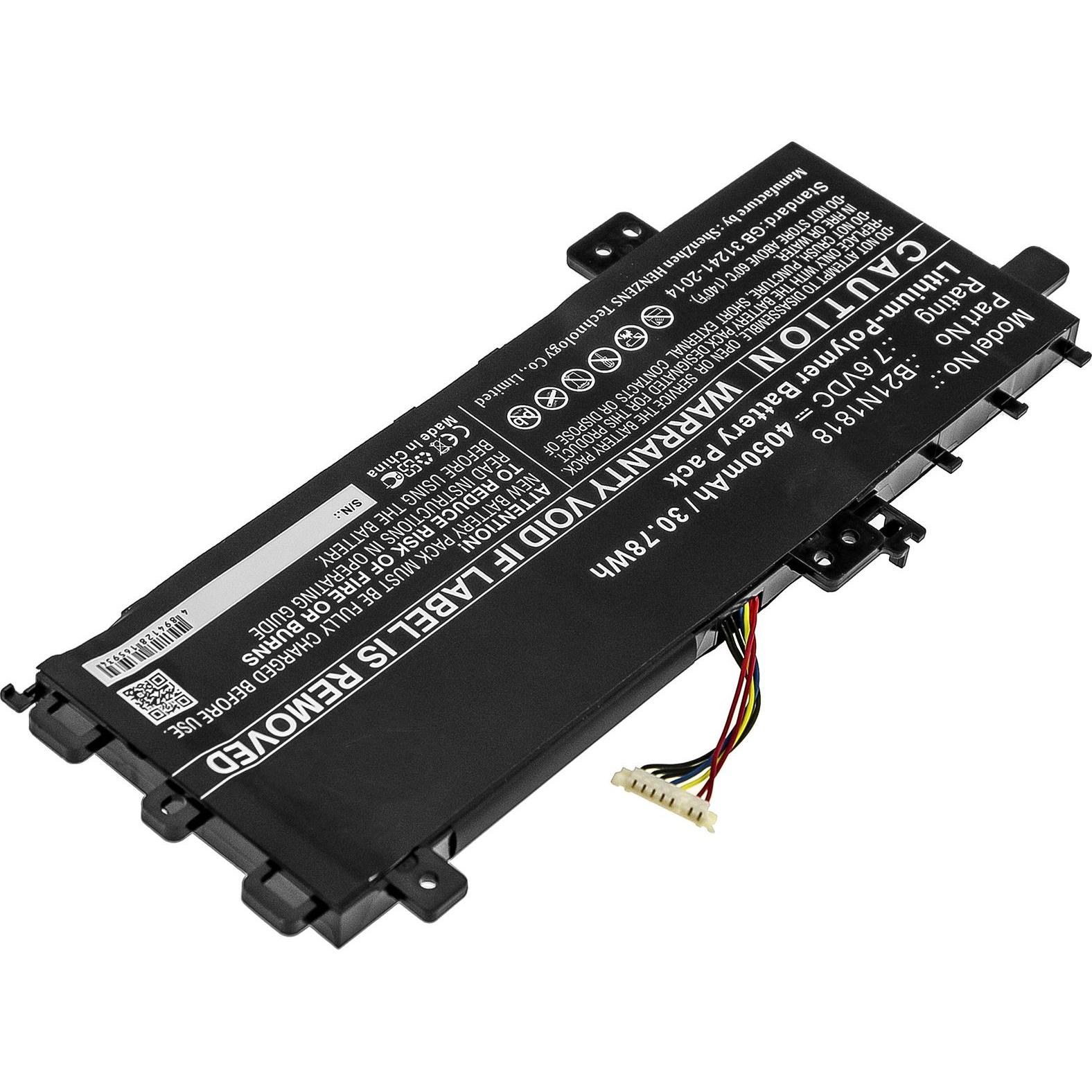 AGI Akku kompatibel mit Asus VivoBook 15 R564DA-EJ889T (4050 mAh), Notebook Akku, Schwarz
