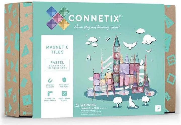 Actual product image Connetix Pastel Ball Run Pack