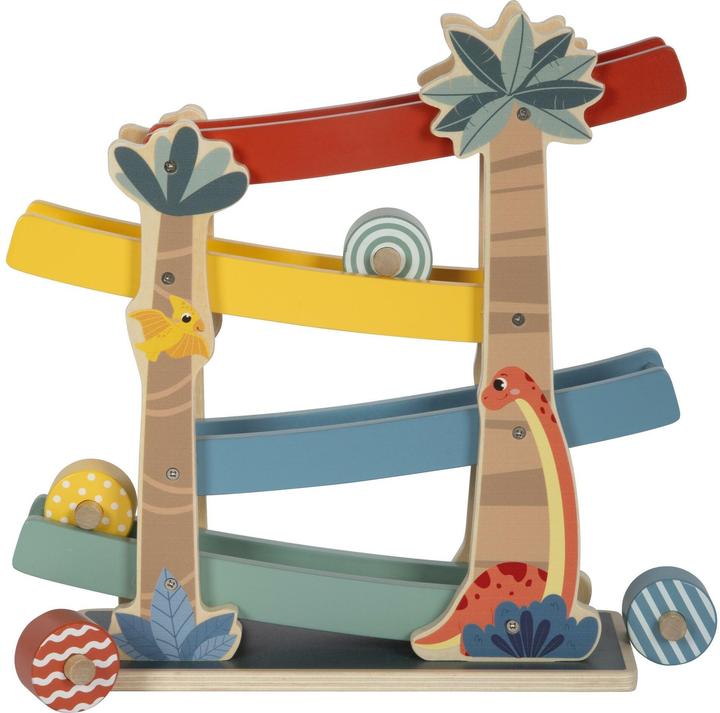 Actual product image small foot Marble Run "Dino"