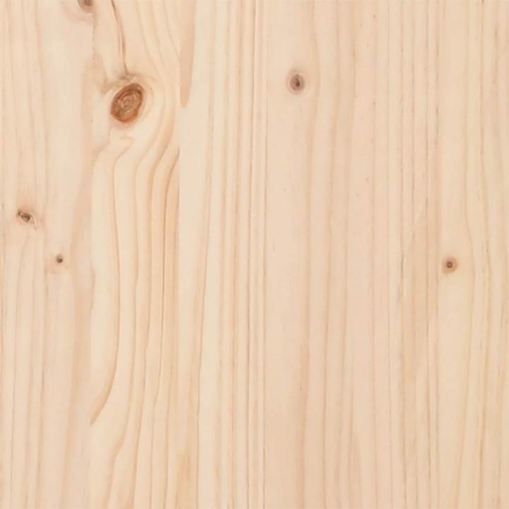 Produktbild VidaXL Kopfteil Bettkopfteil Betthaupt mit Stauraum Wachsbraun 120cm Massivholz