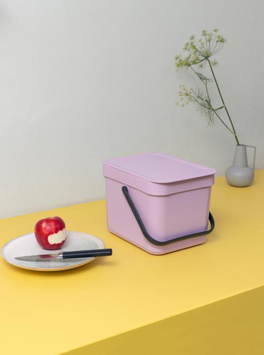 Image du produit Brabantia Komposteimer Sort & Go 6 l, Rosa (6 l)