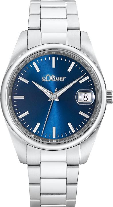S.Oliver Herrenuhr (Analoguhr, 40 mm)