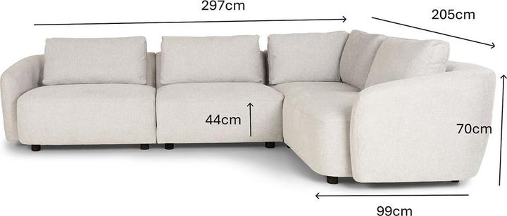 Actual product image Ebuy24 Ecksofa Bergen (Corner sofa)