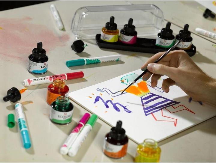 Produktbild Talens Deckfarbe Ecoline (Grau, 30 ml)
