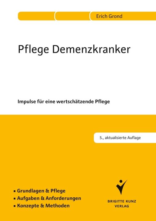 Produktbild Pflege Demenzerkrankter (Deutsch, Erich Grond, 2014)