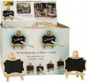 Produktbild IKO Mini-Staffelei mit Holz-Tafel h=9cm b=7cm in Displ