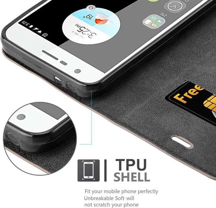 Productafbeelding Cadorabo Boek Onzichtbare Magneethoes (ZTE Blade V8 Mini)