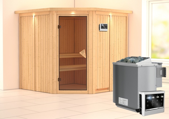 Immagine prodotto Karibu Jarin con corona sul tetto (9 KW Bio controllo esterno)