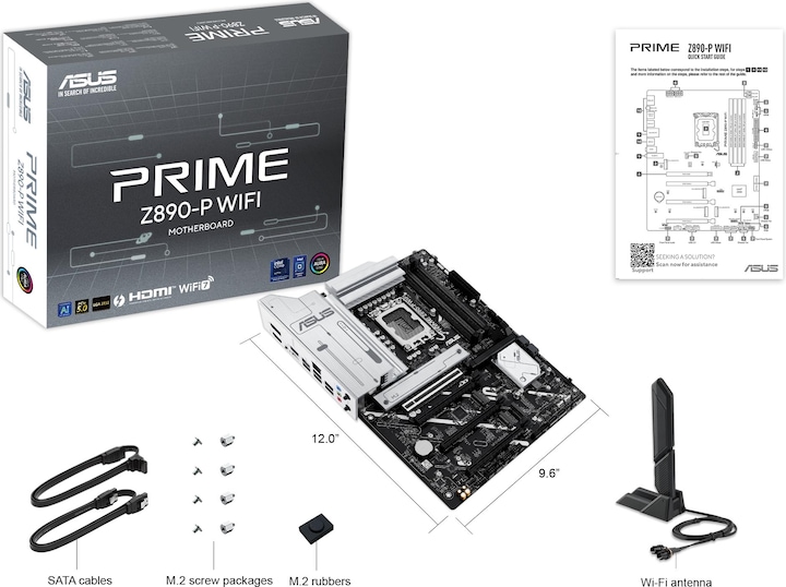 Produktbild ASUS PRIME Z890-P WIFI (LGA 1851, Intel Z890, ATX)
