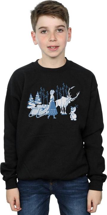 Produktbild Disney Frozen Anna Sven And Olaf Sweatshirt Jungen (128)