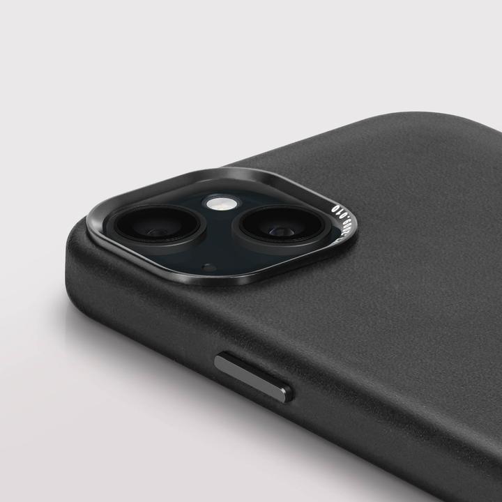 Productafbeelding Decoded Leren beschermhoes voor iPhone 15 Plus Zwart (Apple iPhone 15 Plus)