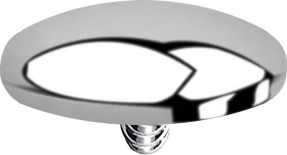 Immagine prodotto Star Piercing Ancoraggio dermico a cupola argento (senza ottone, Titanio)