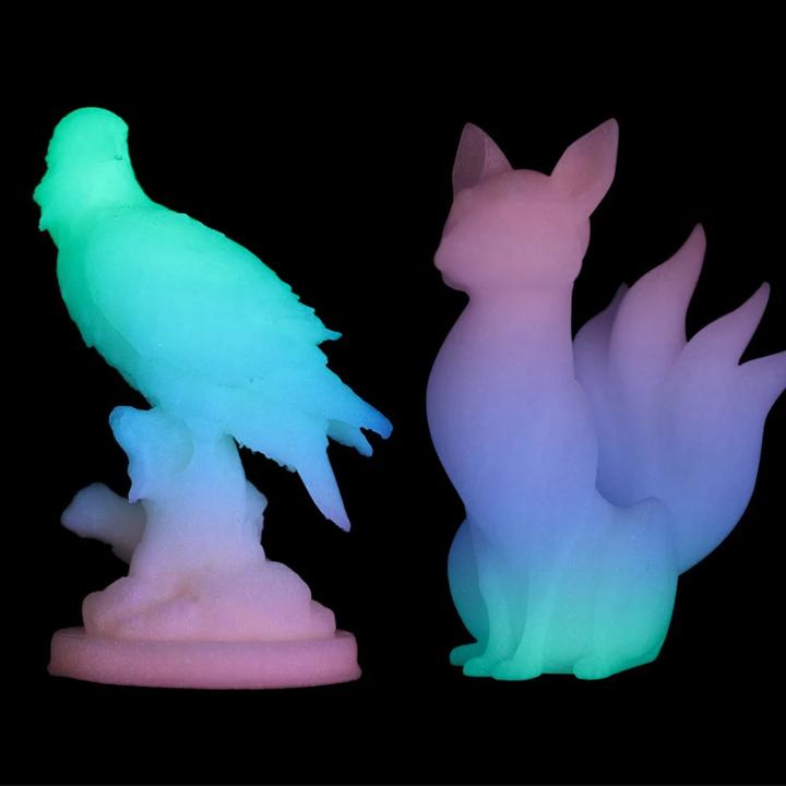 Produktbild eSUN PLA Luminous Rainbow Filament 1.75mm 1Kg (PLA, 1.75 mm, 1000 g, Mehrfarbig)