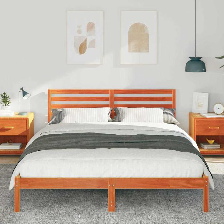 Produktbild vidaXL Plattformbettgestell (160 x 210 cm)