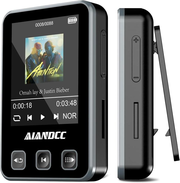 Actual product image Aiandcc MP3 Player mit Sport Clip & Armband (32 GB)