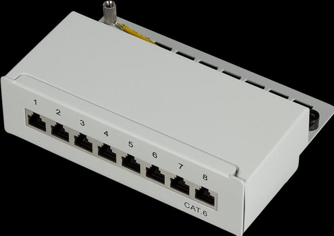 Actual product image LogiLink NP0016A, 8x RJ-45