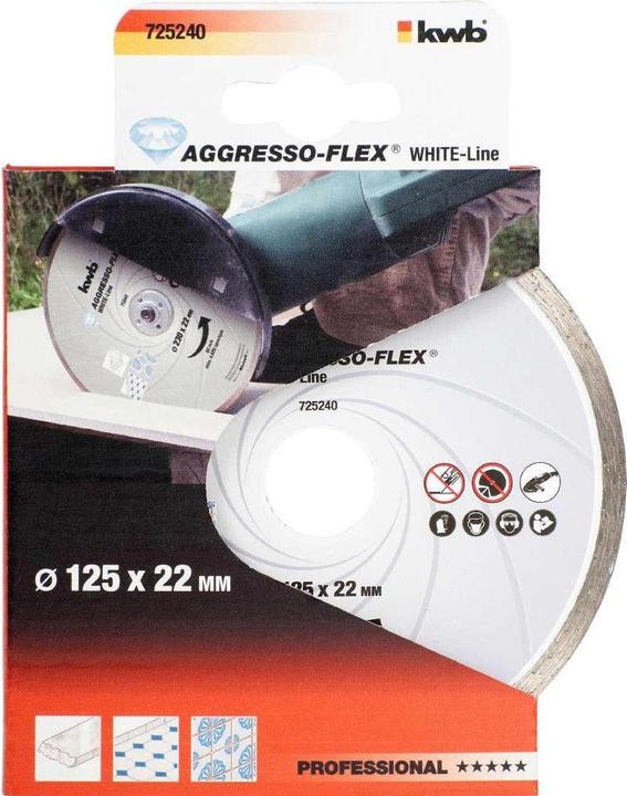 Immagine prodotto kwb Disco da taglio diamantato Whiteline 125