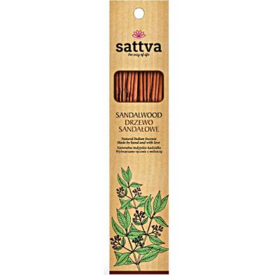 Thumbnail - Sattva Ayurveda, Räucherstäbchen, Sattva - Incense Incense Sandalwood 15pcs