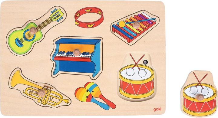 Produktbild Goki Bubble Puzzle Musikinstrumente mit Ton (Deutsch, Englisch, Französisch, Italienisch)