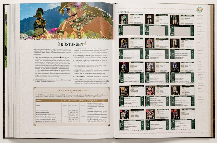Actual product image Zelda Tears of Kingdom Lösungsbuch C.E. Hardcover (German, 2023)