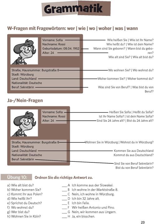 Image du produit Sprachlern-Comic Deutsch als Fremdsprache (Allemand, Anglais, 2022)