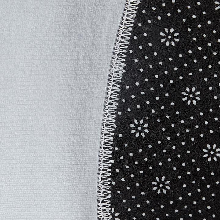 Produktbild Beliani Kinderteppich grau ⌀ 100 cm Katzenmotiv Kurzflor KITTY (100 x 100 cm)