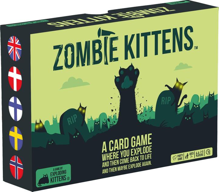 Immagine prodotto Exploding Kittens Gattini zombie nordici - korttipeli (Inglese)