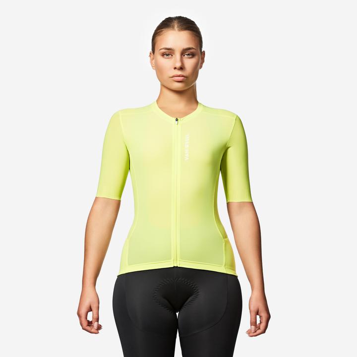 Image du produit Van rysel Maillot de vélo route manches courtes été unisexe - racer 2 jaune (M)