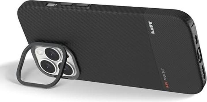 Image du produit Laut - Kev Protect - Ultra dunne kevlar MagSafe case - iPhone 16 Pro - zwart (Apple iPhone 16 Pro)