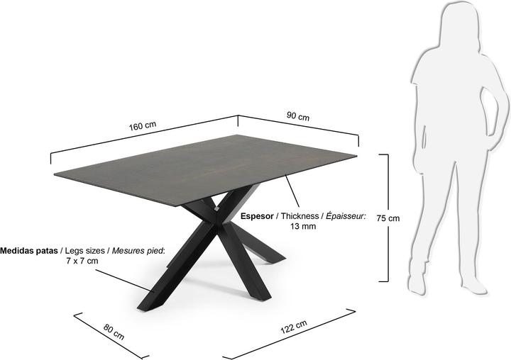 Actual product image Kave Home Arya (90 x 160 cm)