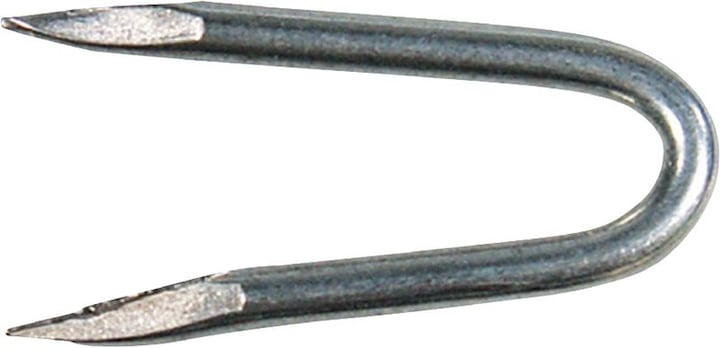 Produktbild Schweizerische Nagelfabrik Agraffen verzinkt 1.2 x 12 mm Pack à 0.5 kg. (9370 Stück, 12 mm)